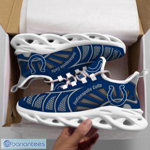 Indianapolis Colts NFLNew Designs Black And White Clunky Shoes Max Soul Shoes Sport Season Gift Product Photo 2