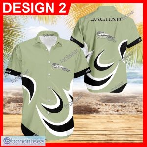 Jaguar Car Racing Hawaiian Shirt Brand Design For Men Gifts Beach Holiday Summer - Jaguar Car Racing Hawaiian Shirt Vintage Pattern Style 2