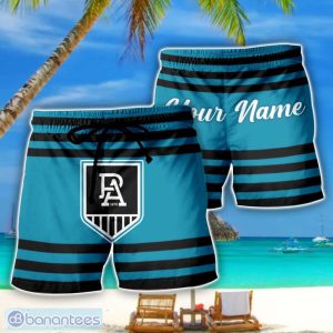 Port Adelaide Power AFL Beach Shorts Custom Name Product Photo 1
