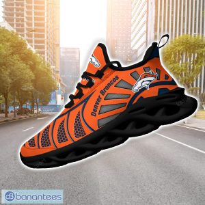Denver Broncos NFLNew Designs Black And White Clunky Shoes Max Soul Shoes Sport Season Gift Product Photo 3