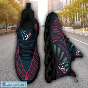 Houston Texans NFLNew Designs Black And White Clunky Shoes Max Soul Shoes Sport Season Gift Product Photo 1