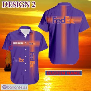Custom Name Fedex Logo Brand New Coconut Brand All Over Print Hawaiian Shirt For Summer - fedex Logo Brand New 2024 Style 2 Hawaiian Shirt