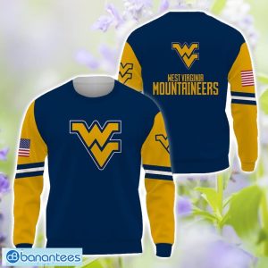 West Virginia Mountaineers Logo Team 3D T-Shirt Sweatshirt Hoodie Zip Hoodie For Men Women Product Photo 2