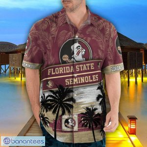 Florida State Seminoles Logo Team Tropical Coconut Hawaii Shirt For Men And Women Product Photo 4