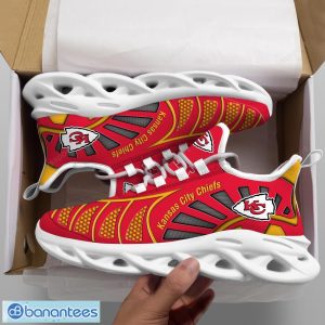 Kansas City Chiefs NFLNew Designs Black And White Clunky Shoes Max Soul Shoes Sport Season Gift Product Photo 2