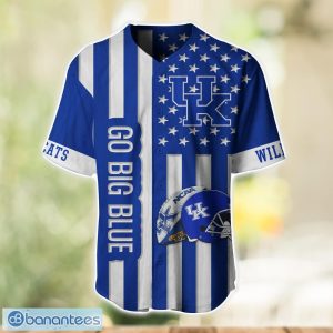 Kentucky Wildcats Custom Name and Number NCAA Baseball Jersey Shirt Product Photo 2