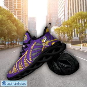 Minnesota Vikings NFLNew Designs Black And White Clunky Shoes Max Soul Shoes Sport Season Gift Product Photo 4