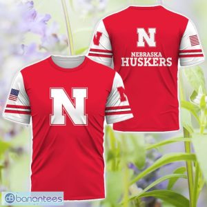 Nebraska Cornhuskers Logo Team 3D T-Shirt Sweatshirt Hoodie Zip Hoodie For Men Women Product Photo 3