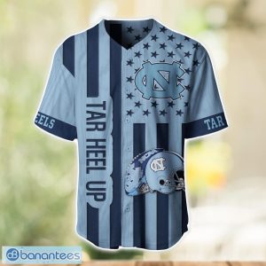 North Carolina Tar Heels Custom Name and Number NCAA Baseball Jersey Shirt Product Photo 2
