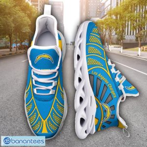 Los Angeles Chargers NFLNew Designs Black And White Clunky Shoes Max Soul Shoes Sport Season Gift Product Photo 6