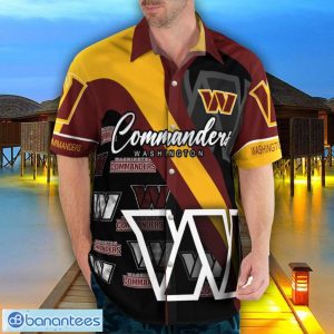 Washington Commanders Hawaii Shirt Big Logo 3D Printing Hawaiian Shirt For Men And Women Product Photo 4