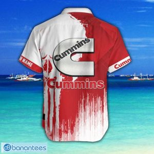 Cummins 3D Printing Hawaiian Shirt Summer Beach Shirt For Fans Custom Name Product Photo 3
