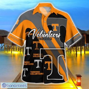 Tennessee Volunteers Hawaii Shirt Big Logo 3D Printing Hawaiian Shirt For Men And Women Product Photo 3