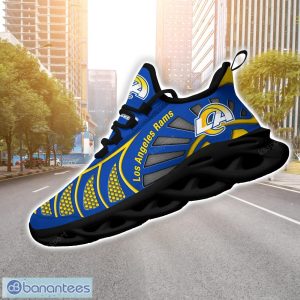 Los Angeles Rams NFLNew Designs Black And White Clunky Shoes Max Soul Shoes Sport Season Gift Product Photo 3