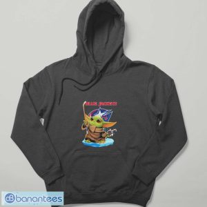 tar wars baby yoda columbus blue jackets shirt - Hoodie