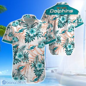 Miami Dolphins 3D Printing Hawaiian Shirt NFL Shirt For Fans Product Photo 1