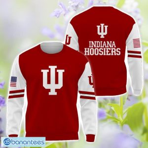 Indiana Hoosiers Logo Team 3D T-Shirt Sweatshirt Hoodie Zip Hoodie For Men Women Product Photo 2