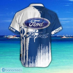 Ford 3D Printing Hawaiian Shirt Summer Beach Shirt For Fans Custom Name Product Photo 3
