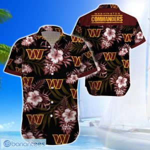 Washington Commanders 3D Printing Hawaiian Shirt NFL Shirt For Fans Product Photo 1