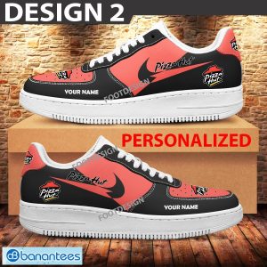 Custom Name Pizza Hut Brand Air Force 1 Sneakers New Pattern For Fans Gift AF1 Shoes - Brands Pizza Hut Air Force 1 Sneakers Custom Name Photo 2