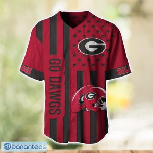 Georgia Bulldogs Custom Name and Number NCAA Baseball Jersey Shirt Product Photo 2