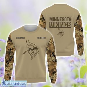 Minnesota Vikings Autumn season Hunting Gift 3D TShirt Sweatshirt Hoodie Zip Hoodie Custom Name For Fans Product Photo 2