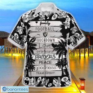 Las Vegas Raiders Family Football Lover Hawaiian Shirt Beach Shirt For Family Gift Product Photo 3
