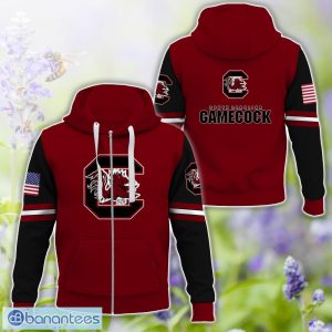 South Carolina Gamecocks Logo Team 3D T-Shirt Sweatshirt Hoodie Zip Hoodie For Men Women Product Photo 4