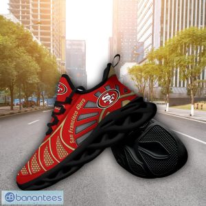 San Francisco 49ers NFLNew Designs Black And White Clunky Shoes Max Soul Shoes Sport Season Gift Product Photo 4