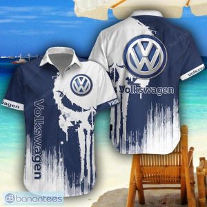 Volkswagen 3D Printing Hawaiian Shirt Summer Beach Shirt For Fans Custom Name Product Photo 1