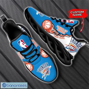 Personalized Name Oklahoma City Thunder Fireball Personalized Sneakers Max Soul Shoes Product Photo 4