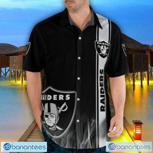 Las Vegas Raiders Flame Designs 3D Hawaiian Shirt Special Gift For Fans Product Photo 3