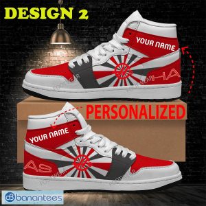 Custom Name F1 Racing MoneyGram Haas F1 Team Air Jordan 1 Hightop Sneakers For Men Women Fans Gift - F1 Racing MoneyGram Haas F1 Team Air Jordan 1 Hightop Sneakers Style 2