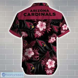 Arizona CardinalsTeam Logo Tropical 3D Hawaiian Shirt Big Fans Gift Product Photo 3