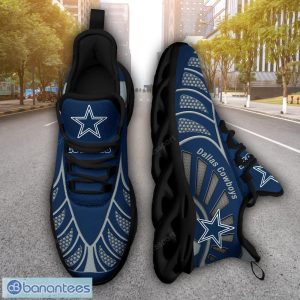 Dallas Cowboys NFLNew Designs Black And White Clunky Shoes Max Soul Shoes Sport Season Gift Product Photo 1