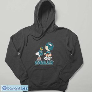 Peanuts Charlie Brown Snoopy And Woodstock Philadelphia Eagles Walking Shirt - Hoodie