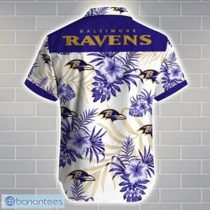 Baltimore Ravens 3D Printing Hawaiian Shirt NFL Shirt For Fans Product Photo 3