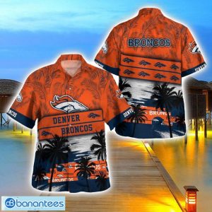 Denver Broncos Logo Team Tropical Coconut Hawaii Shirt For Men And Women Product Photo 1