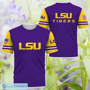 LSU Tigers Logo Team 3D T-Shirt Sweatshirt Hoodie Zip Hoodie For Men Women Product Photo 3