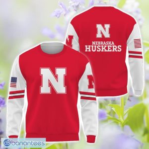 Nebraska Cornhuskers Logo Team 3D T-Shirt Sweatshirt Hoodie Zip Hoodie For Men Women Product Photo 2