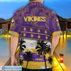 Minnesota Vikings Logo Team Tropical Coconut Hawaii Shirt For Men And Women Product Photo 2