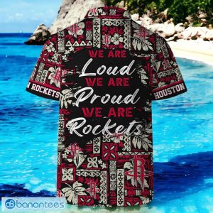 Houston Rockets Hawaiian Shirt And Short Team Logo Pattern Classic Product Photo 3