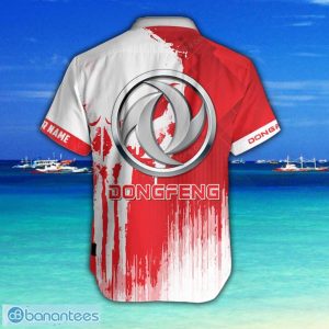 Dongfeng 3D Printing Hawaiian Shirt Summer Beach Shirt For Fans Custom Name Product Photo 3