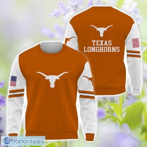 Texas Longhorns Logo Team 3D T-Shirt Sweatshirt Hoodie Zip Hoodie For Men Women Product Photo 2