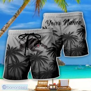 Penrith Panthers NRL Coconut Pattern Tropical Beach Shorts For Mens Personalized Name Product Photo 1