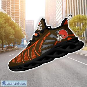 Cleveland Browns NFLNew Designs Black And White Clunky Shoes Max Soul Shoes Sport Season Gift Product Photo 3