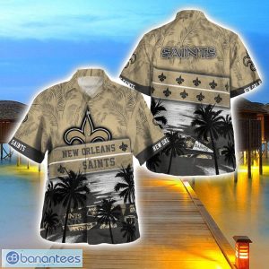 New Orleans Saints Logo Team Tropical Coconut Hawaii Shirt For Men And Women Product Photo 1