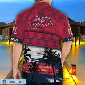 St.Louis Cardinals Logo Team Tropical Coconut Hawaii Shirt For Men And Women Product Photo 2