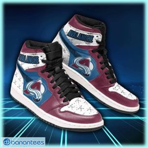 Colorado Avalanche Ice Hockey Jordan High Top Shoes For Men And Women Product Photo 1