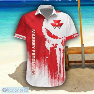 Massey Ferguson 3D Printing Hawaiian Shirt Summer Beach Shirt For Fans Custom Name Product Photo 2